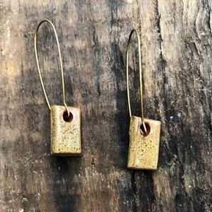 Handmade ceramic earrings